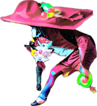 a person wearing a hat